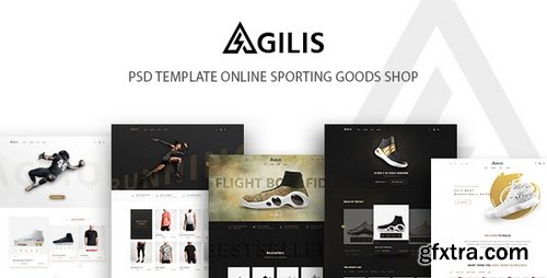 ThemeForest - Agilis_Sport Good Store - PSD Template 20194323