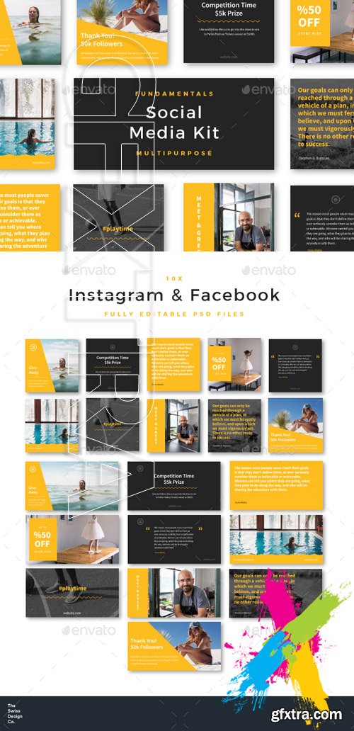 Graphicriver - Fundamentals Social Media Kit 20202112