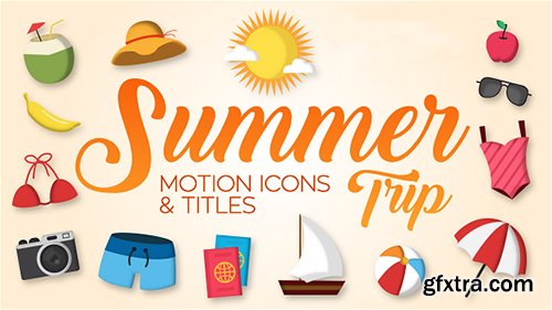 Videohive Summer Trip - Motion Icons & Titles 19806718
