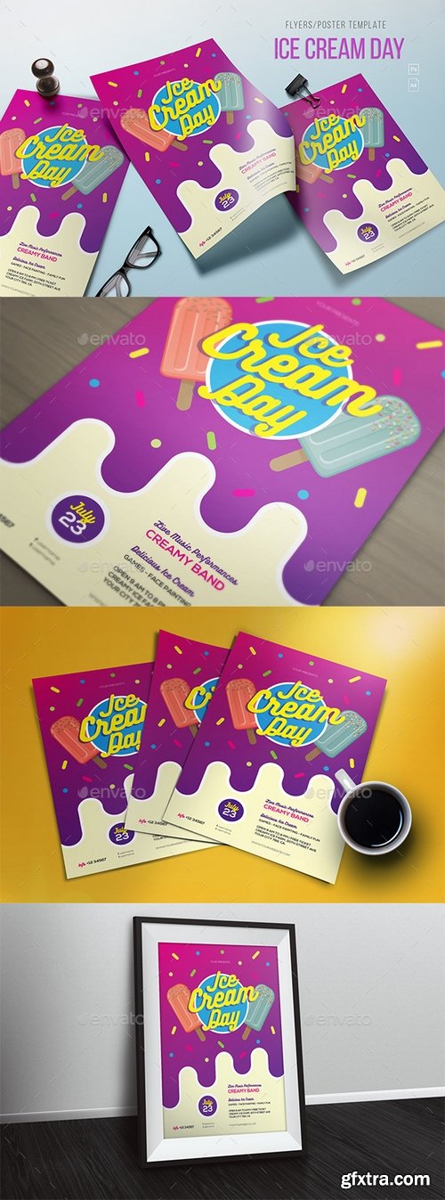 Graphicriver - Ice Cream Day Flyer/Poster 20285652