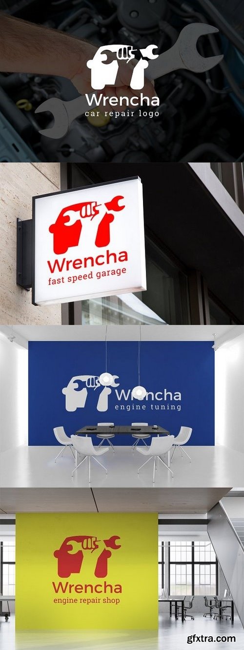 CM - Wrencha : Car / Auto Repair Logo 1658471