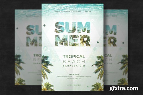 Creative summer flyer