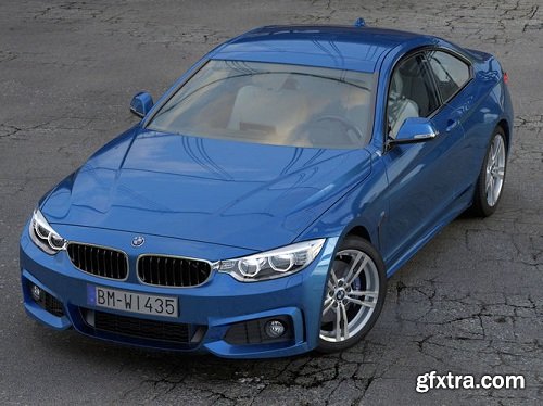BMW 4 Series Coupe M Sport 2014 3D model