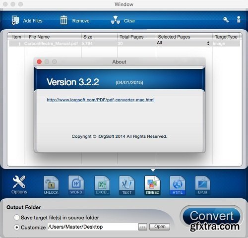 iOrgsoft PDF Converter v3.2.2 (Mac OS X)