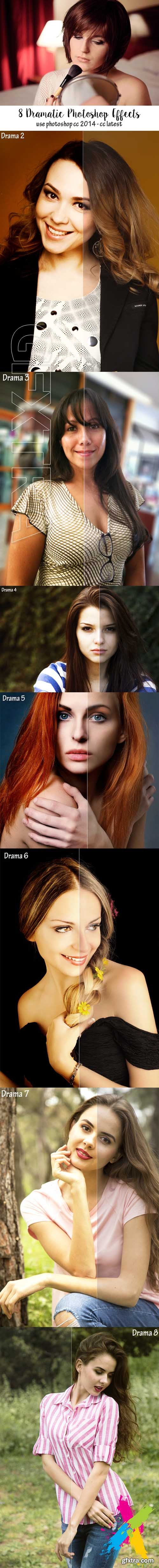 Graphicriver - 8 Dramatic Photoshop Effects 20215910