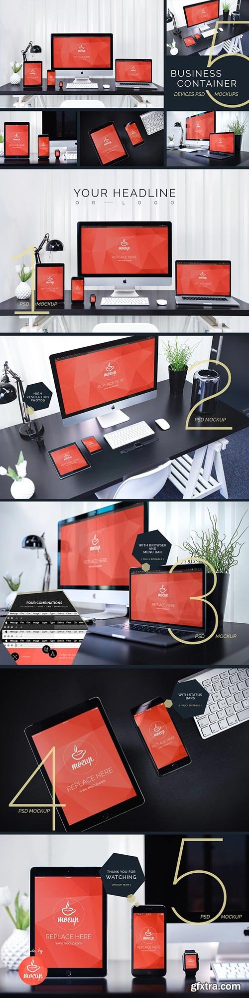 CM - 5 PSD Devices Mockups BC 1317952