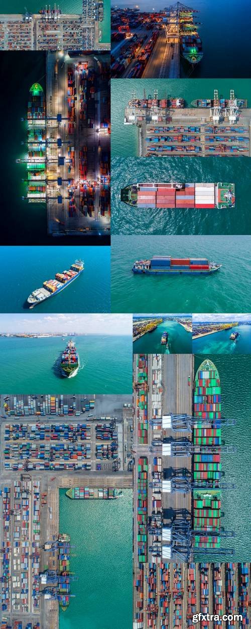 Container Ship - Import Export and Business Logistic