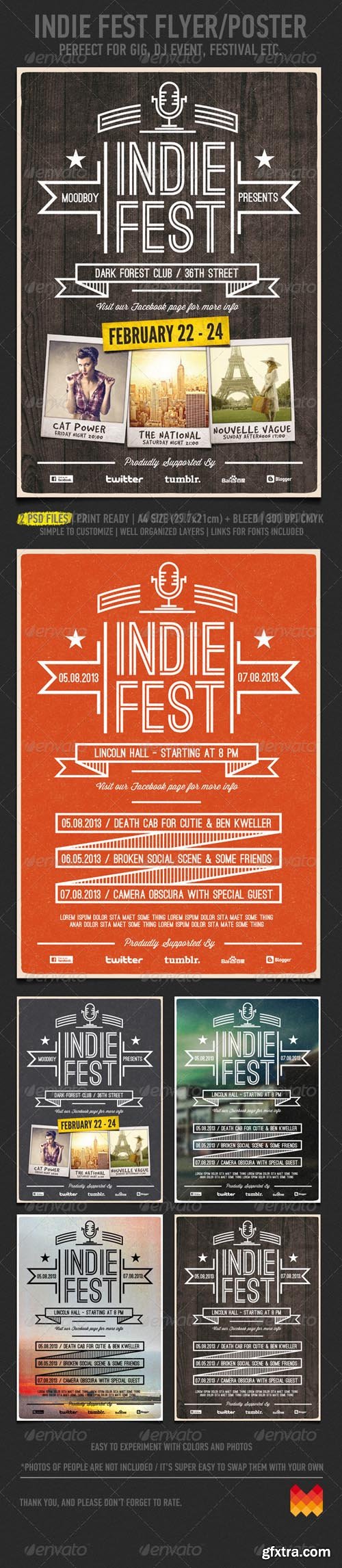 GR - Indie Fest V.03 Flyer / Poster 4173461