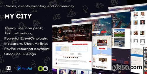 ThemeForest - MyCity v7.9.0 - Geolocation directory and events guide - 12265153