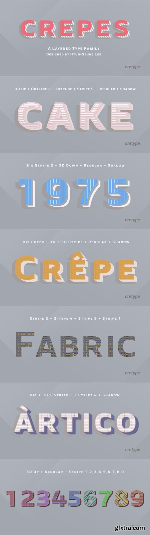 Crepes Font Family $140