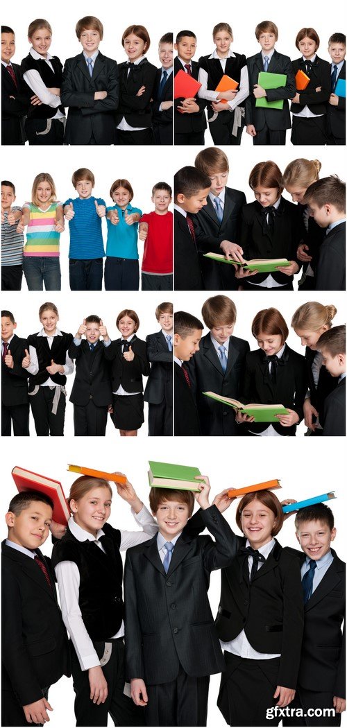 Group of happy students with books 7X JPEG