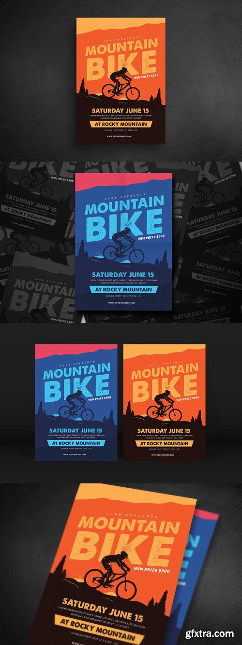 Mountain Bike Event Flyer
