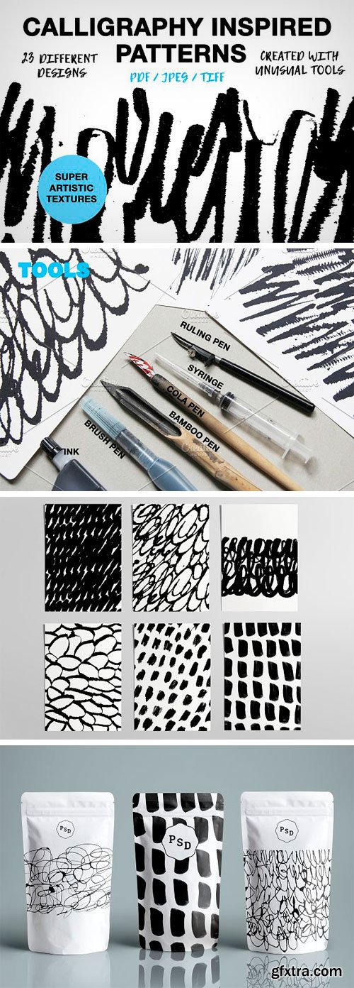 CM - CALLIGRAPHY INSPIRED PATTERNS 1642381