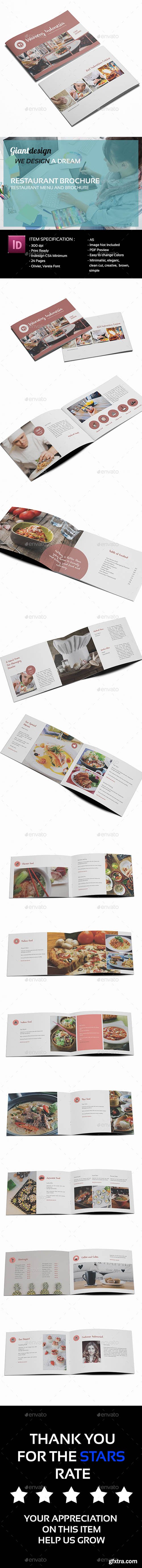 Graphicriver Restaurant Brochure 20321900