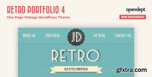 ThemeForest - Retro Portfolio v4.9.2 - One Page Vintage WordPress Theme - 1708109