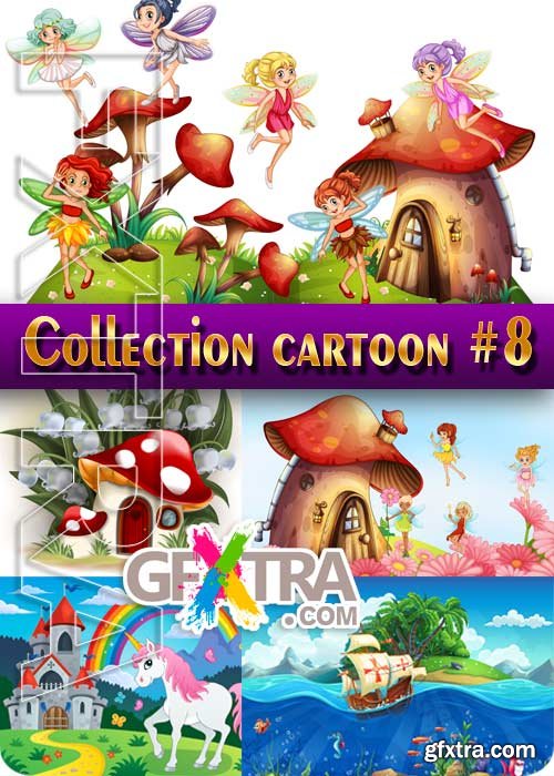 Collection of Cartoon #8 - Stock Vector