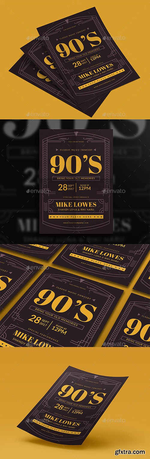 Graphicriver - 90\'s Music Flyer 20353576