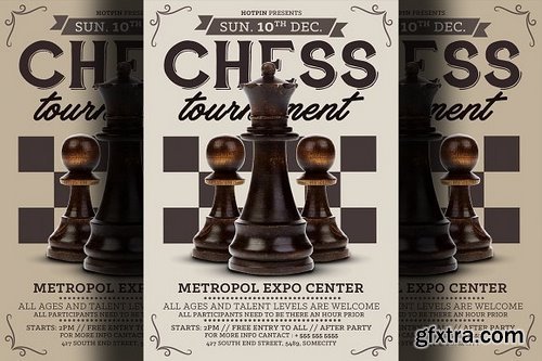 CM - Chess Tournament Flyer Template 1317214
