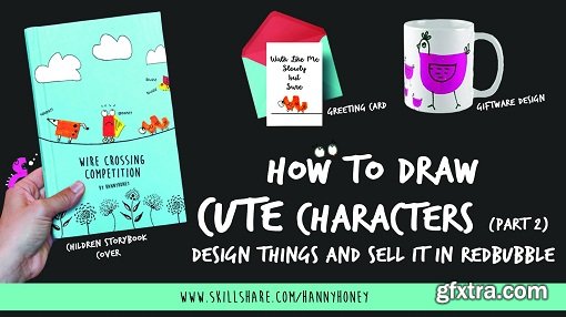 How to Draw Cute Characters (Part 2) - Design Things and Sell It in Redbubble