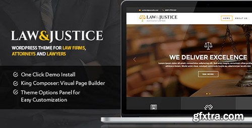 ThemeForest - Law&Justice v1.1.5.3 - Law Firm, Lawyers & Attorneys WordPress Theme - 17275203