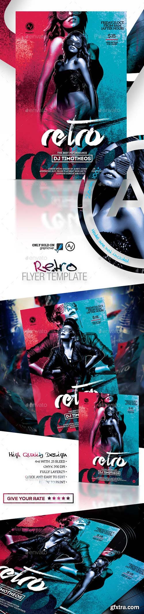 Graphicriver - Retro Flyer Template 8791076