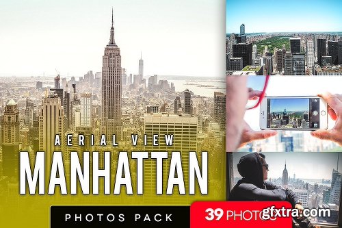 CreativeMarket Aerial View Manhattan 39 Pics 1292671