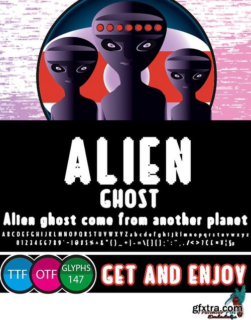 CreativeMarket Alien Ghost 1291993