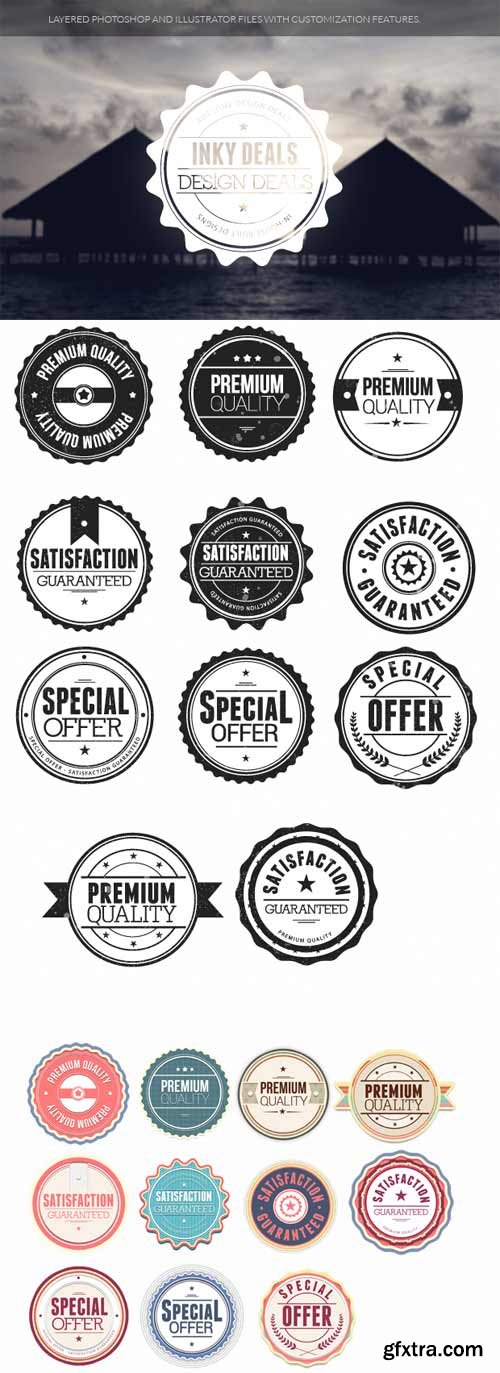 Superpremium badges bundle - Sales - Clean and Modern set 2
