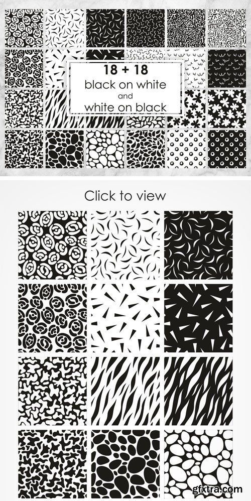 CM - Set of Black and White Patterns 1624430