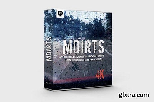 mDirts 4K - 150 Organic Static Compositing Elements for Final Cut Pro X (Mac OS X)