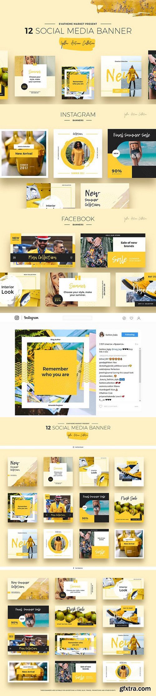 CM - Yellow Autumn Social Media Designs 1616795