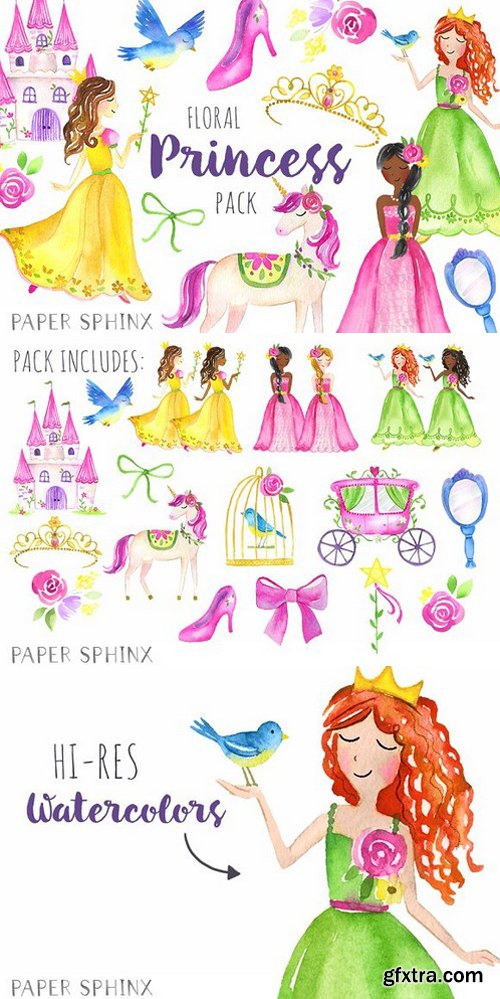CM - Watercolor Princess Pack 1616749