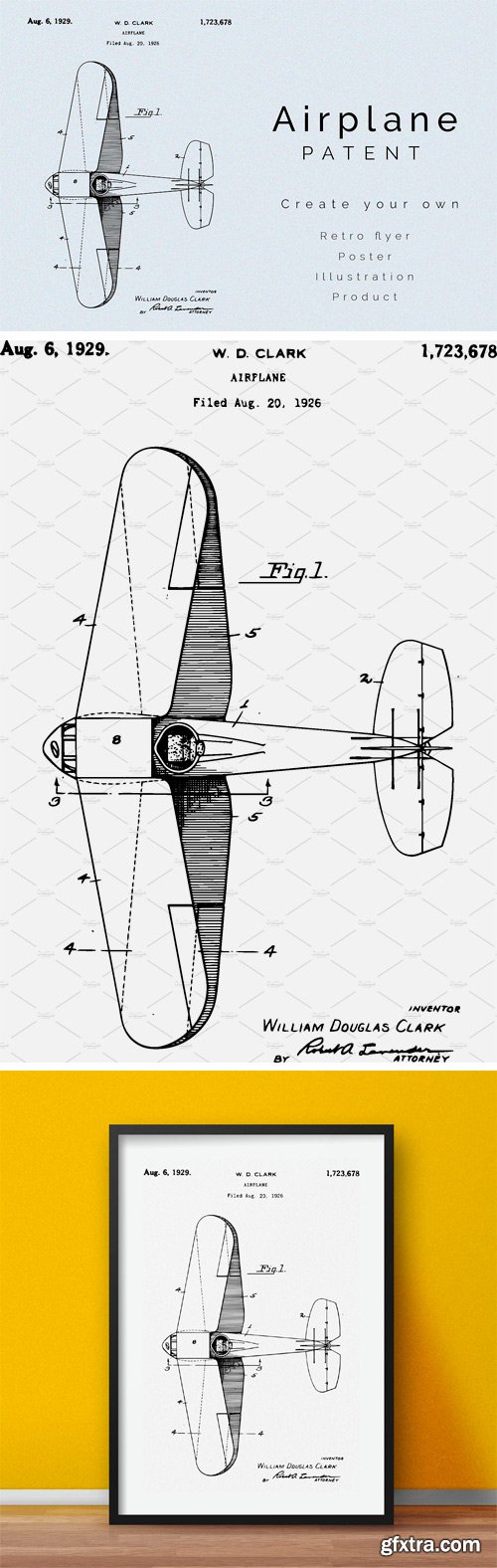 CM - Airplane Patent 1659751