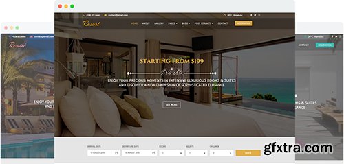 JoomShaper - Resort v1.7 - A Luxury Hotel Joomla Template