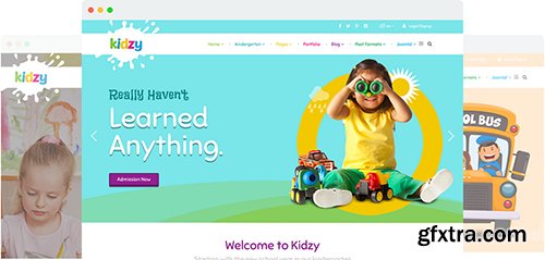 JoomShaper - Kidzy v1.8 - Responsive Joomla Template for Kindergartens and Elementary Schools