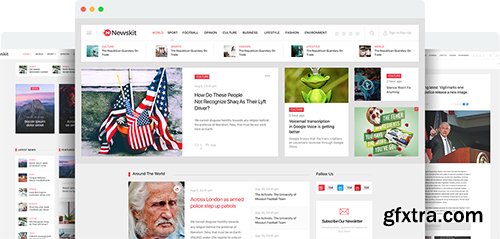 JoomShaper - NewsKit v1.2 - Professional responsive Joomla for news and magazine sites