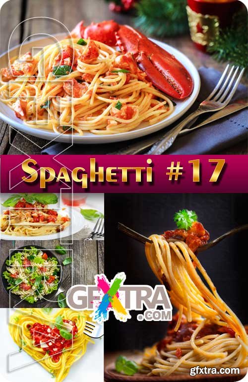 Food. Mega Collection of Spaghetti #17- Stock Photo