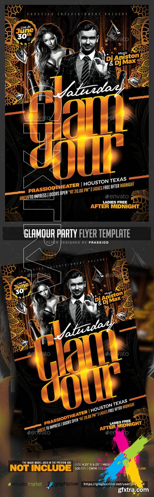 Graphicriver - Glamour Party Flyer Template 20371798
