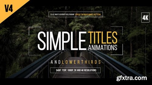 Videohive 30 Simple Titles V4 14507047