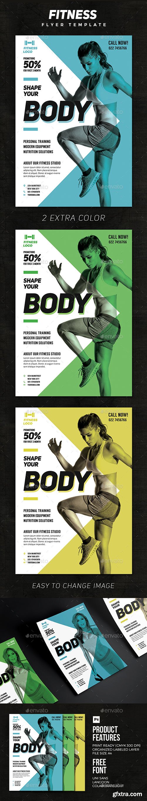 Graphicriver Fitness Template 17705207