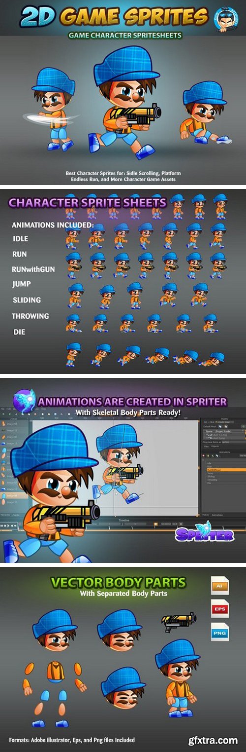 CM - 2D Game Character Sprites 1636996