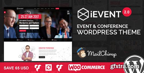 ThemeForest - iEvent v2.0.2 - Event & Conference WordPress Theme - 13397512
