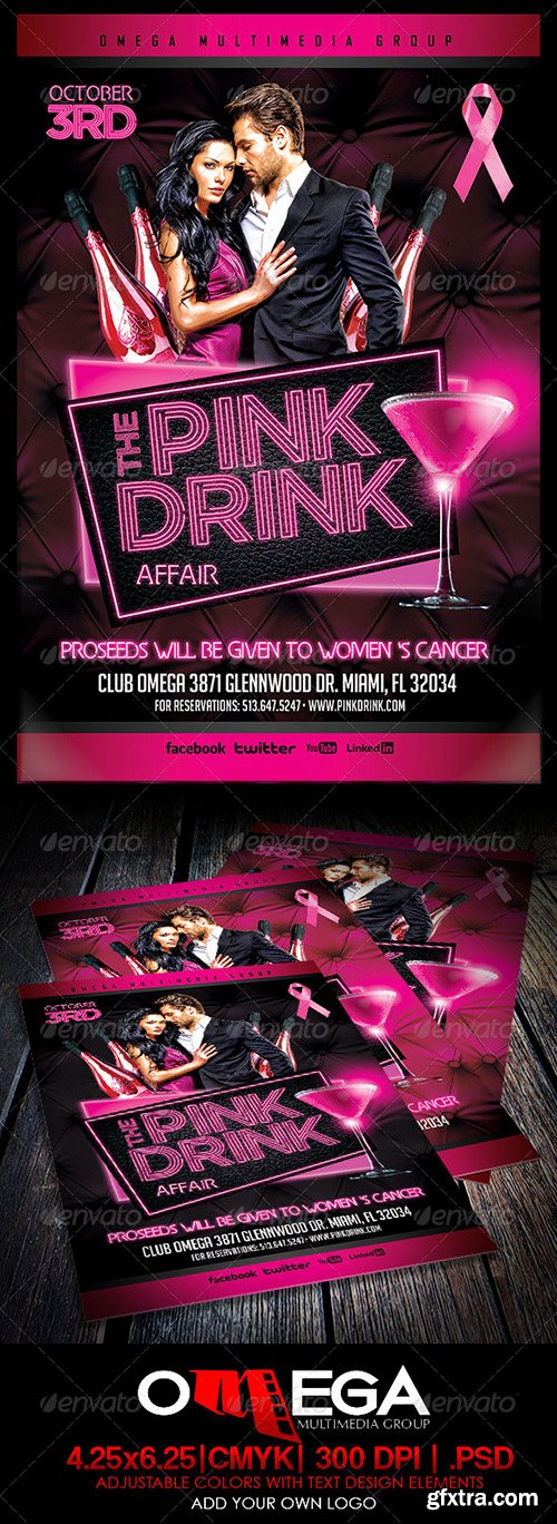Graphicriver The Pink Drink 5683564