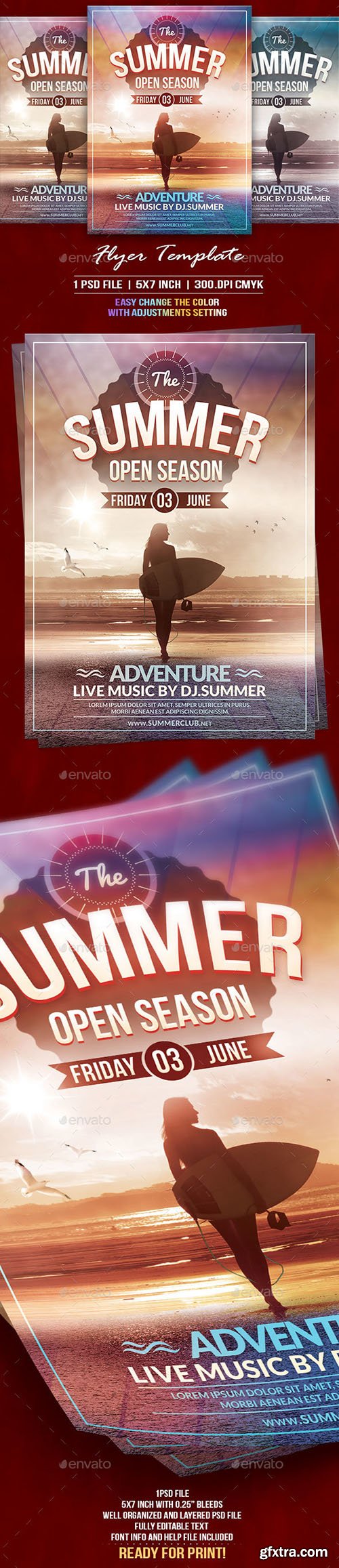 Graphicriver The Summer Flyer Template 19713988