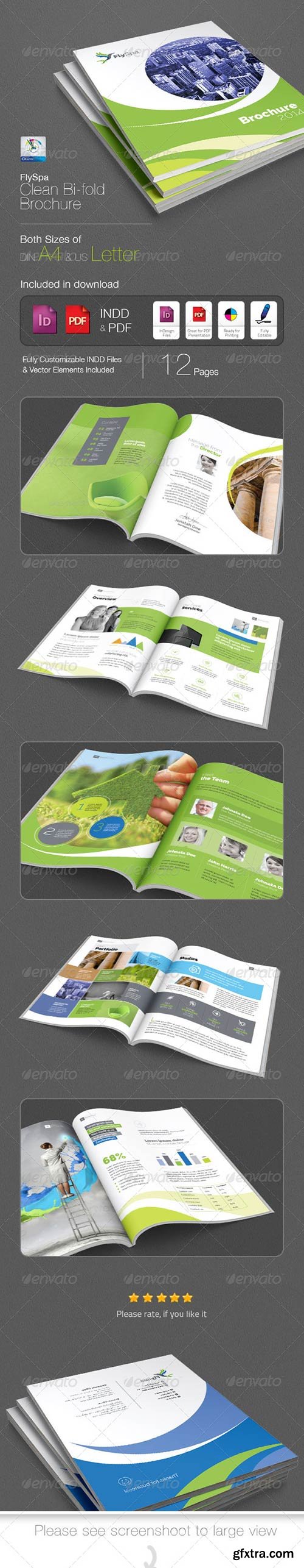 Graphicriver - FlySpa Bi-fold Brochure 5422114