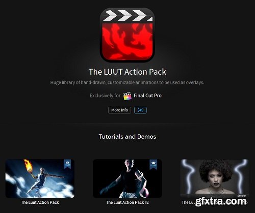 The Luut Action Pack - Plug-in for Final Cut Pro X (Mac OS X)