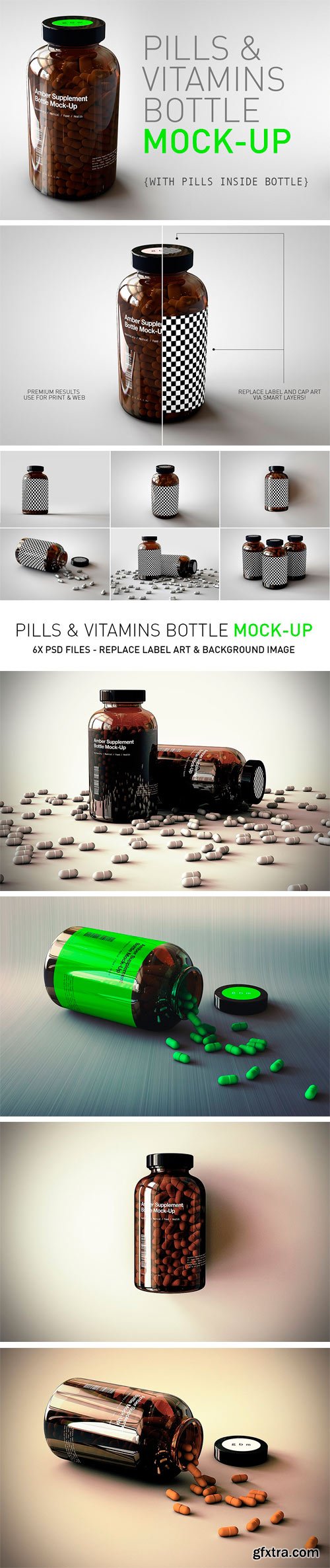 CM - Pill Bottle | Vitamin Bottle Mock-Up 1661078
