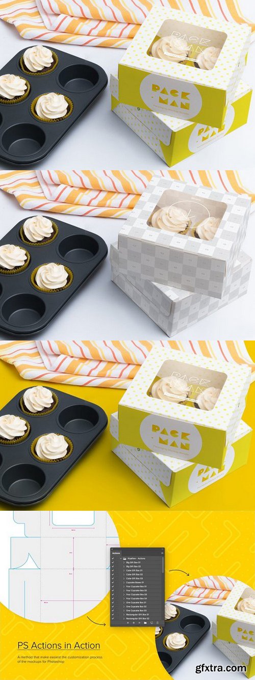 CM - Four Cupcake Box Mockup 02 1636789