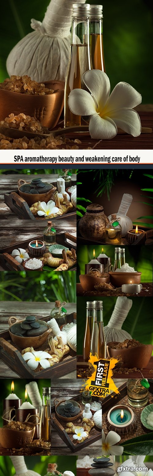 SPA aromatherapy beauty and weakening care of body