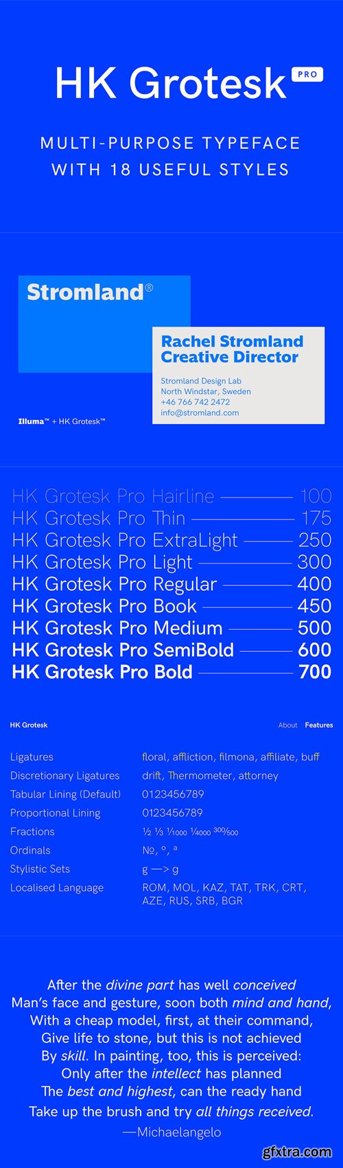 HK Grotesk Pro Font Family $90